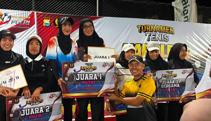 Turnamen Tenis Kapolres Selayar Cup 2026 Resmi Ditutup PELTI Takalar Sukses Jadi Juara
