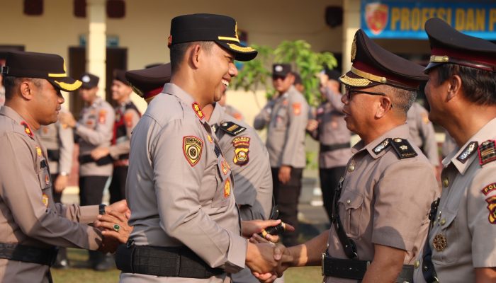 Pimpin Sertijab Empat Pejabat Utama, Kapolres Musi Rawas: Ini Dinamika Lazim Demi Regenerasi Organisasi