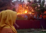 Rumah Ketua RT 08 Kelurahan Margatunggal Ludes Terbakar, Lurah Turun Langsung ke Lokasi