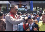 Kapolres Toba Hadiri Pengukuhan Siswa/i Yayasan Tuntas Bangsa Sopo Surung Angkatan XXXVII