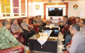 Perkuat Solidaritas TNI – POLRI Polres Musi Rawas Dengan Kodim 0406 Lubuk Linggau