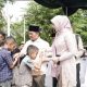 Tunaikan Nazar Bupati Putra Mahkota Alam Hasibuan,Santuni 342 Anak Yarim di Halaman Mesjid Agung Sibuhuan