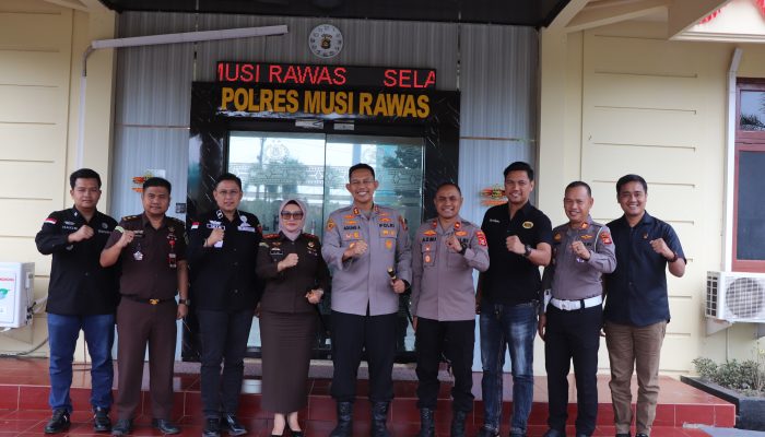 Perkuat Sinergitas Penegakan Hukum Kapolres Musi Rawas Terima Kunjungan Kerja Kejari Musi Rawas