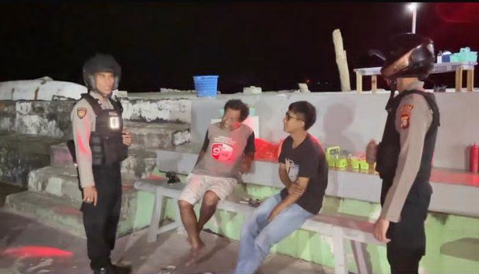 Patroli Sat Samapta Polres Selayar Intensifkan Patroli Dialogis Jaga Kamtibmas tetap Kondusif