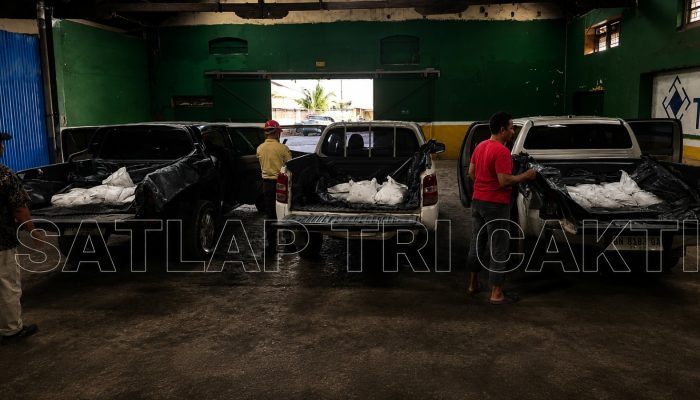 Satlap Tri Cakra Bersama Intel 045 Garuda Jaya Berhasil Menggagalkan Penyeludupan Bijih Timah Ilegal yang Berpotensi Merugikan Negara Senilai 7 Milliar Rupiah