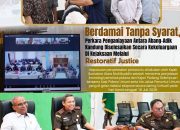 Warga Padang Sidempuan Kakak Beradik Berdamai Tanpa Syarat di Kejatisu