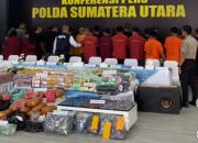 Polda Sumut Ungkap 3.865 Kasus Narkoba dalam Enam Bulan,Sita 5,3 Ton Barang Bukti