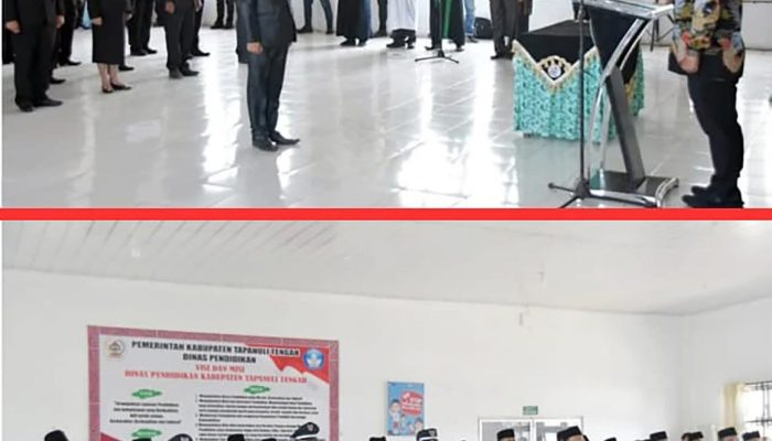 Lantik Pejabat Administrasi dan Pengawas Bupati Tapteng Jabatan Amanah Memberikan Pelayanan Terbaik Bagi Masyarakat