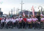 Walikota Gunungsitoli Lepas QRISTAP FUNBIKE Gaungkan Gaya Hidup Sehat dan Akselerasi Transaksi Digital