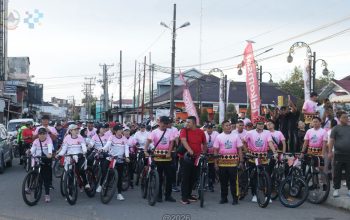 Walikota Gunungsitoli Lepas QRISTAP FUNBIKE Gaungkan Gaya Hidup Sehat dan Akselerasi Transaksi Digital