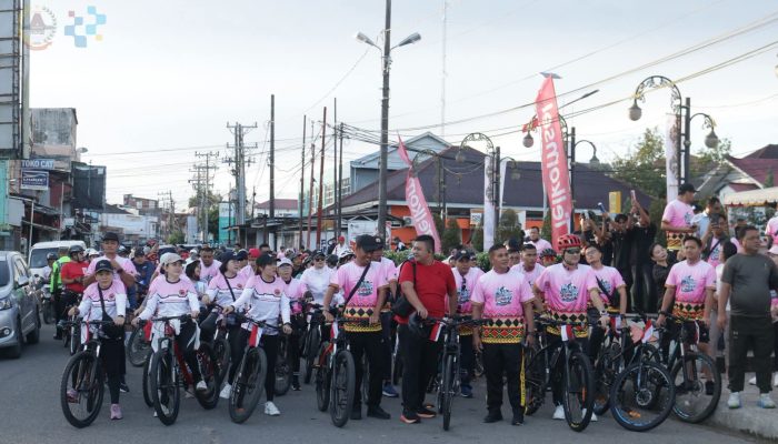Walikota Gunungsitoli Lepas QRISTAP FUNBIKE Gaungkan Gaya Hidup Sehat dan Akselerasi Transaksi Digital