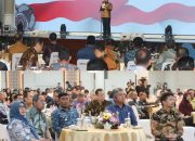 Wakil Bupati Paluta Hadiri Pengukuhan Kepala Otoritas Jasa Keuangan OJK di Aula Raja Inal Siregar Medan
