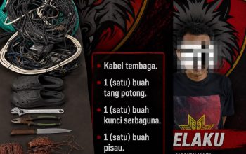 Polres Selayar Tangkap Pelaku Pencurian Kabel Tembaga di SPPG dan Kantor Cold Storage Dinas Kelautan Sulsel