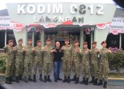 Dandim 0812/Lamongan Letkol Inf Deni Suryo sambut Kunjungan OJT 10 Taruna Akmil di Makodim
