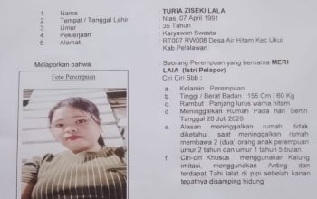 KELUARGA CARI ORANG HILANG DI UKUI, IBU DAN 2 ANAK BALITA BELUM PULANG SEJAK 20 JULI 2026