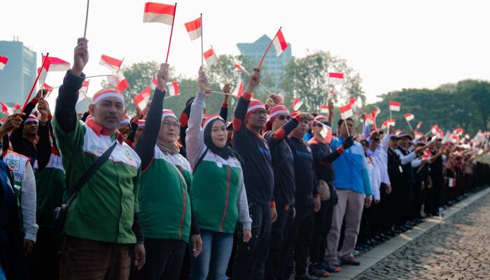 Deklarasi Jaga Jakarta untuk Indonesia Elemen Masyarakat Bersatu Jaga Keamanan dan Persatuan