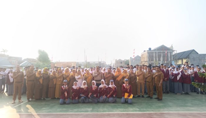 Polisi Masuk Sekolah, Pelajar Kota Tangerang Diingatkan Bahaya Tawuran dan Narkoba