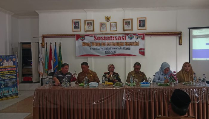 Sosialisasi Bidang Hukum dan Perlindungan Masyarakat Kecamatan Tugumulyo Kabupaten Musi Rawas Tahun 2026