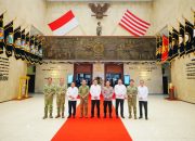 Kapolri Bersama Menko Polkam dan Pimpinan Lembaga Negara Perkuat Kebersamaan di Mabes TNI AL