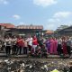Api Bergerak Menghanguskan Rumah Kepedulian Polri menguatkan:Polres Musi Rawas Bantu Warga Petunang