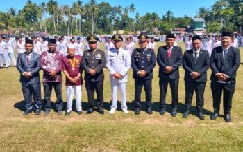 Upacara HUT RI ke 81 Kecamatan Siabu Berjalan Khidmat