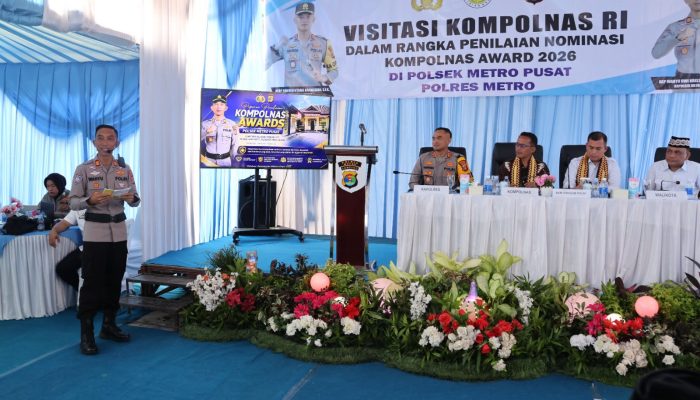 Kompolnas RI Lakukan Visitasi ke Polsek Metro Pusat dalam Penilaian Kompolnas Awards2026