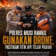 Patroli Drone Kapolres Musi Rawas Pastikan Api Padam