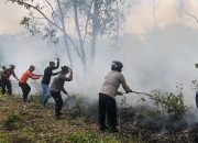 Cegah Karhutla Sebelum Api Menyala,198 Peserta Didik Polri Turun Edukasu Masyarakat