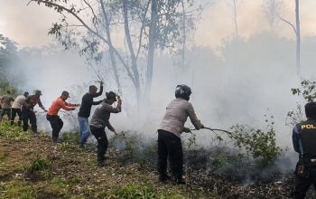 Cegah Karhutla Sebelum Api Menyala,198 Peserta Didik Polri Turun Edukasu Masyarakat