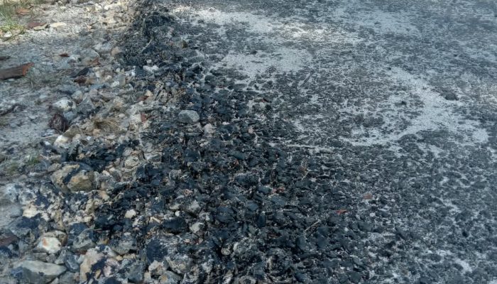 Diduga Langgar Aturan Kegiatan Pengaspalan di Kecamatan Sipahutar Tidak Pasang Papan Plank Proyek
