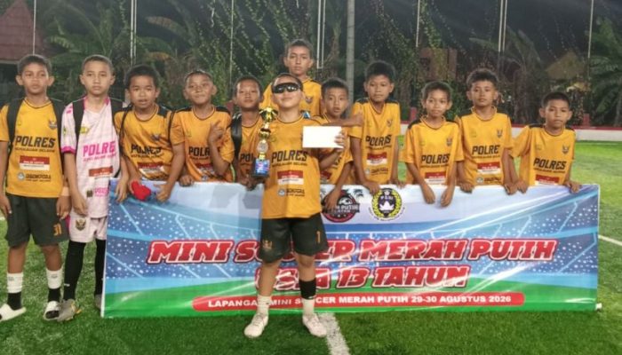 SSB Bhayangkara FC – 13 Polres Selayar Juara Mini Soccer Merah Putih Taklukkan Gelora Muda di Final