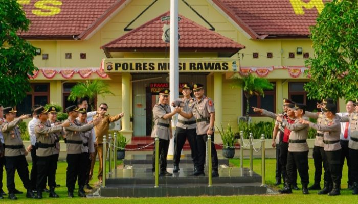 Pimpin Sertijab Dua Kapolsek, Kapolres Musi Rawas Tekankan Pelayanan Humanis dan Hindari Penyalahgunaan Wewenang