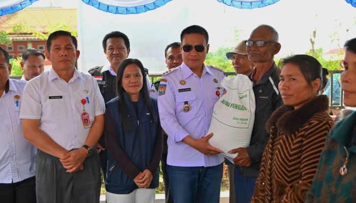 Bupati Humbahas Bantuan Pangan Beras Tidak Boleh Diperjualbelikan