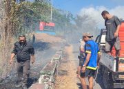 Kebakaran Lahan di Tanah Tappu Selayar Berhasil Dipadamkan,Kapolres Imbau Warga Waspada dan Tegas Terhadap Pembakaran