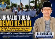 Jurnalis Tuban Demo Kejari Tolak Kriminalisasi Pers,Ketum IJEN: Hormatilah Karya Jurnalistik
