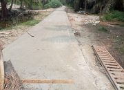 Diduga Pekerjaan Proyek Siluman di Simpang Jalan Karanganyer Sudah Secara Cepat Selesai Dikerjakan