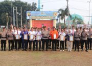 Apresiasi terhadap Stakeholders terkait dalam Upaya Penanggulangan Karhutla Kapolres Musi Rawas Berikan Penghargaan