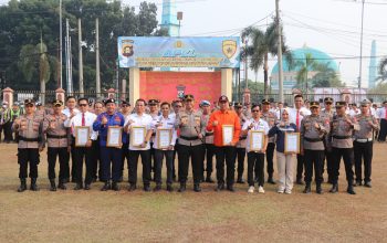 Apresiasi terhadap Stakeholders terkait dalam Upaya Penanggulangan Karhutla Kapolres Musi Rawas Berikan Penghargaan