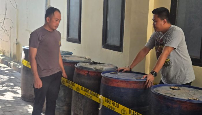 Diduga Timbun BBM, Polres Selayar Amankan 13 Drum Solar di Bontoharu