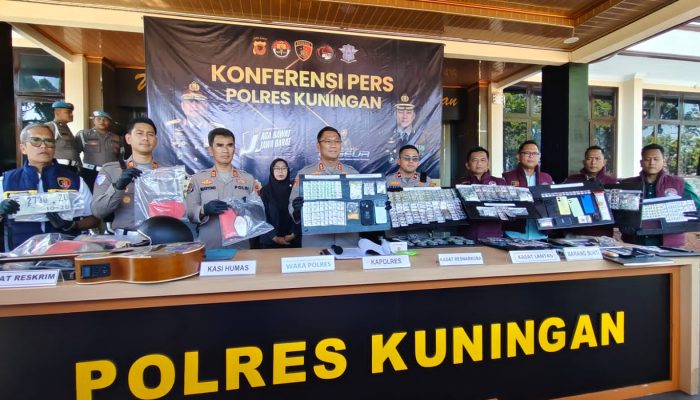 Kurun Waktu 2 Bulan, Polres Kuningan Ungkap Belasan Kasus Narkoba Hingga Balap Liar