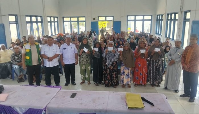 BAZNAS Mandaling Natal Salurkan Program Madina Peduli dan Madina Makmur di 2 Kecamatan
