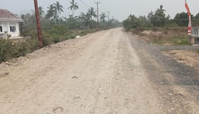 Jalan di Desa Sei Tawar Kecamatan Panai Hilir Sudah Bagus