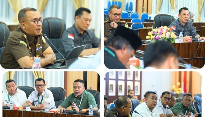 Kejatisu Gelar Rapat Koordinasi Pengawasan Aliran Kepercayaan di Aula Lantai lll Kejati