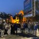 PMII UIN RIAU Gelar Aksi Berbagi Masker Antispasi Asap Karhutla