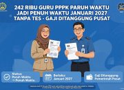 Kabar Gembira ! Pemerintah Pusat Siapkan Pedoman Pengangkatan PPPK Paruh Waktu Jadi Penuh Waktu Mulai Januari 2027