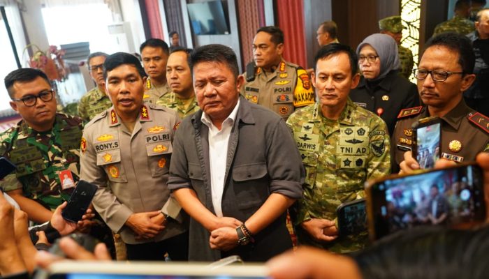 Pangdam ll/Sriwijaya Hadiri Rakor Bahas Penanganan Karhutla di Sumsel
