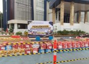 Beacukai Sumbagtim Musnahkan 22,4 Juta Batang Rokok Ilegal, Potensi Kerugian Negara Rp 20,56 Miliar