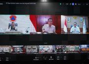 Kasdam ll/Sriwijaya Ikuti Rakor Pembaruan Cuaca dan Penguatan Patroli Darat Penanganan Karhutla Bersama BNPB