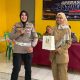 Sat Lantas Polres Kuningan Sosialisasi Safety Riding dan Ops Patuh Lodaya 2026 di SMKN 1 Jagara