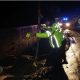Polisi Pasang Garis Pengaman di Lokasi Jalan Amblas Banjarwangi–Singajaya, Warga Diimbau Waspada